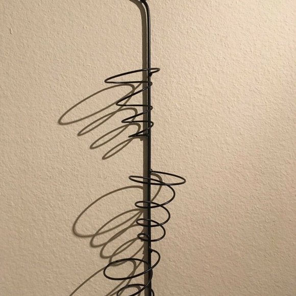 Custom made 3 bottle wrought iron wine rack - Picture 4 of 5